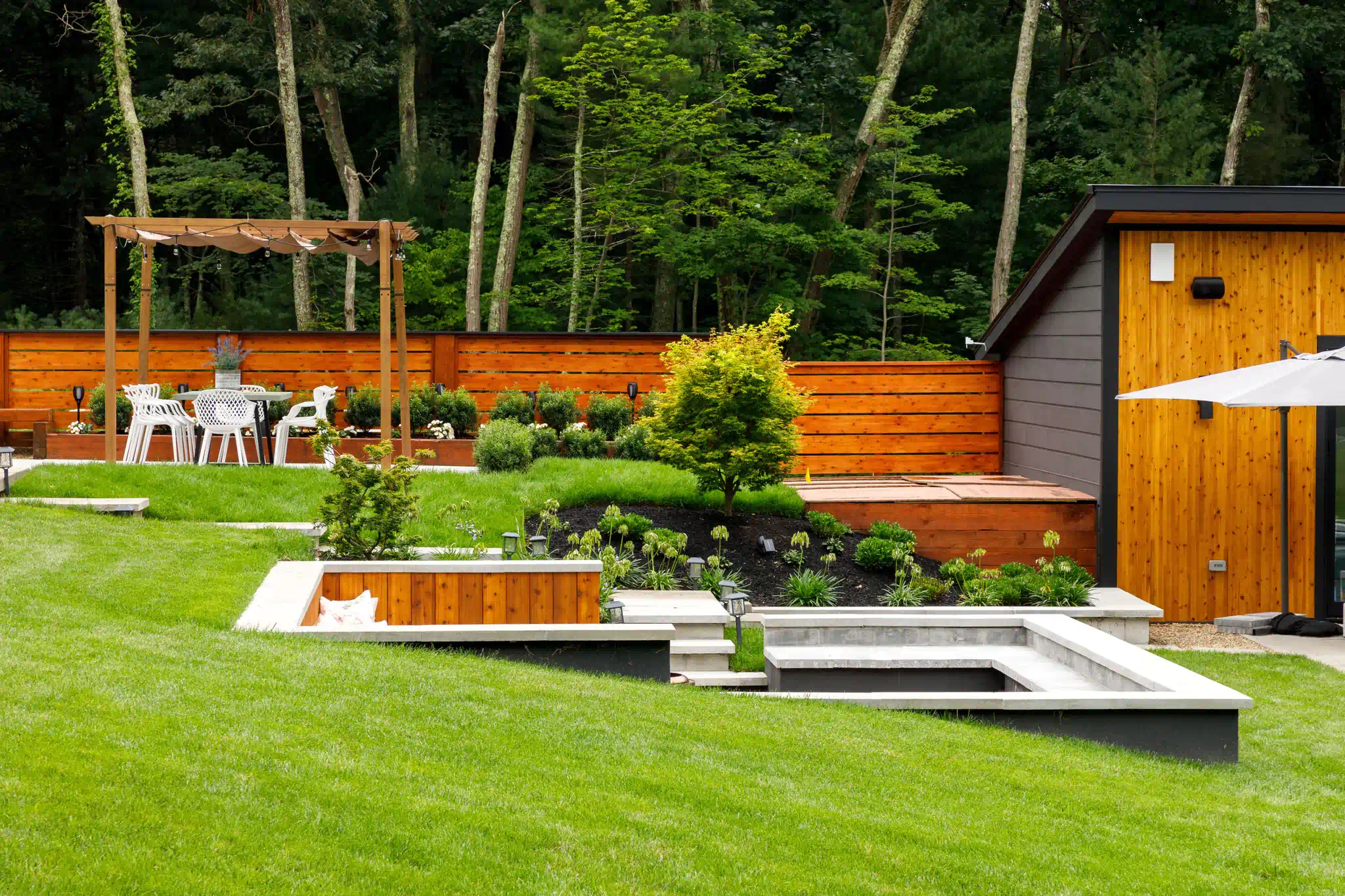 outdoor living space
